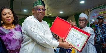 Plateau Gov-elect, Bar Caleb Mutfwang running mate, receive Certificate of Return