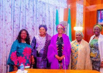 Mrs Piyo ,other female deputy Governors visit Nigerian first lady ,seek support to promote women empowerment,gender equality