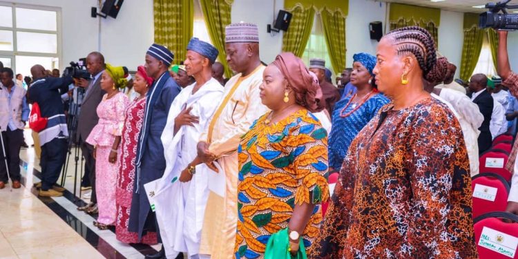 Gov Mutfwang swears in 8 new Permanent Secretaries ,urges diligence to service