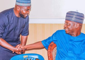 Youth Coordinator Generation Next Donald Nimmak ,congratulates Dr Nentawe over his Court of Appeal Judgement