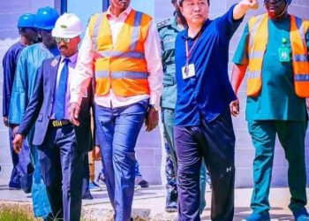 Governor Sule Inspect Lithium Processing Factory Project