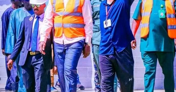 Governor Sule Inspect Lithium Processing Factory Project