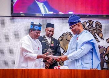 Breaking – Ex Plateau Governor Lalong sworn in as Senator