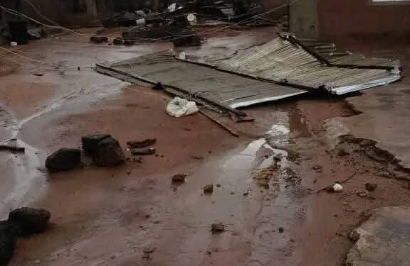 Rainstorm destroys  several  houses in Shimankar District  Shendam  LGA of Plateau