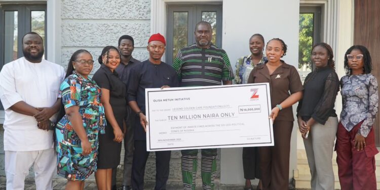 The Olisa Metuh Initiative Donates N10m to Legend Care Foundation ahead of Metuh’s 60th Birthday