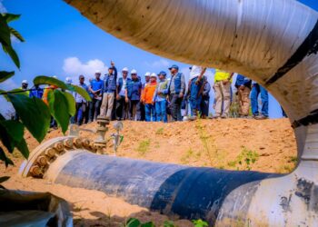 Minister Ekpo Visits Kilometre Zero of the AKK Pipeline