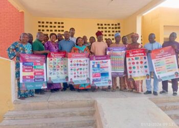 Langtang North LGA boss Hon Pirfa Tyem distributes instructional materials to 160 schools