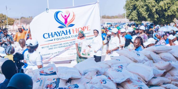 CHAYAH Hope Foundation empowers 1,378 rural women in Plateau with food, cash palliatives
