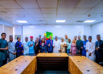 SPE Nigeria Council Leadership Pays Courtesy Visit to NNPC GCEO Bashir Bayo Ojulari