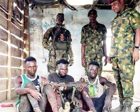 TROOPS OF OPERATION WHIRL STROKE ON PRE-WET SEASON OFFENSIVE APPREHEND SUSPECTS, RECOVER AK-47 AND AMMUNITIONS