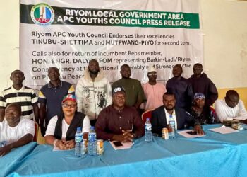 Riyom APC youths endorse Tinubu, Mutfwang, Reps member for second term