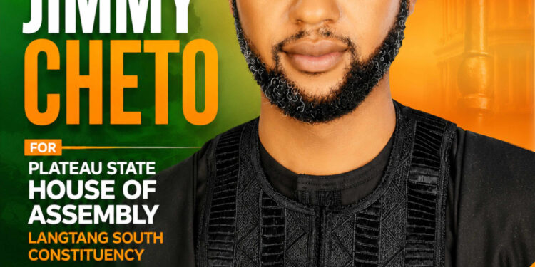 Engr. Jimmy Cheto’s son, Nanmwa, declares for Plateau Assembly seat