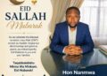 Eid-el-Kabir – ADC Candidate Chetto Felicitates Muslims, Urges Peace in Langtang South