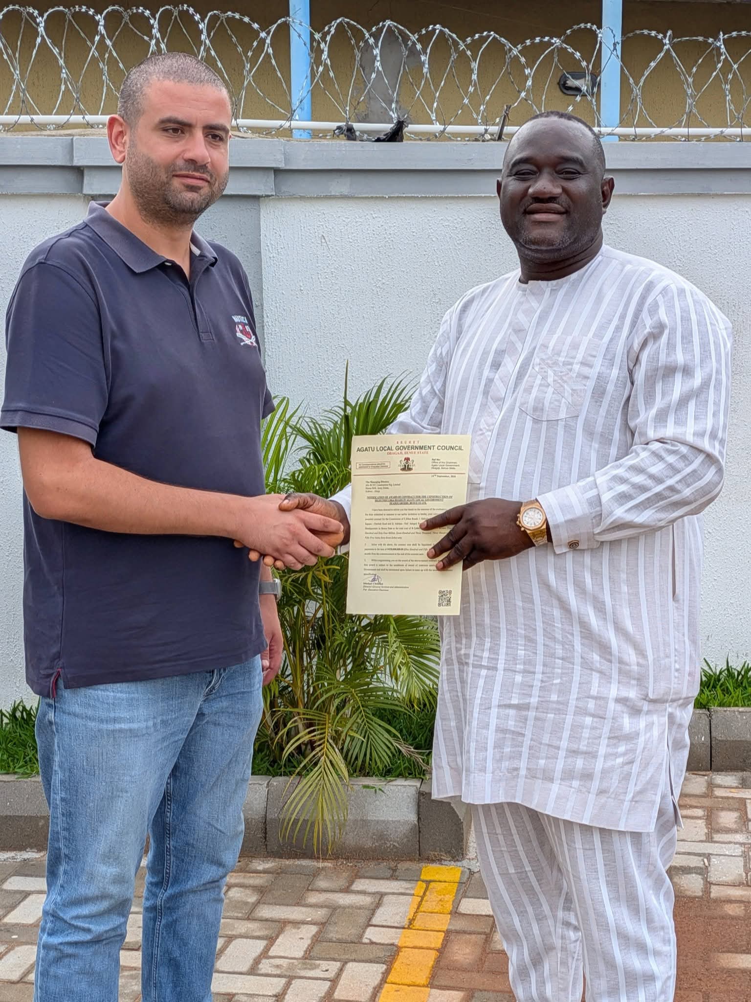 Agatu Council awards contracts for three strategic roads