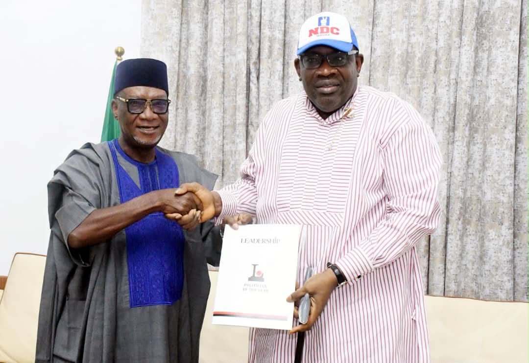 LEADERSHIP Management Presents 2026 Politician of the Year Notification to NDC National Leader, Dickson